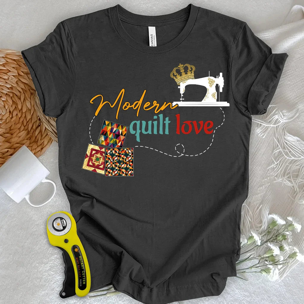 Modern Quilt Love T-shirt