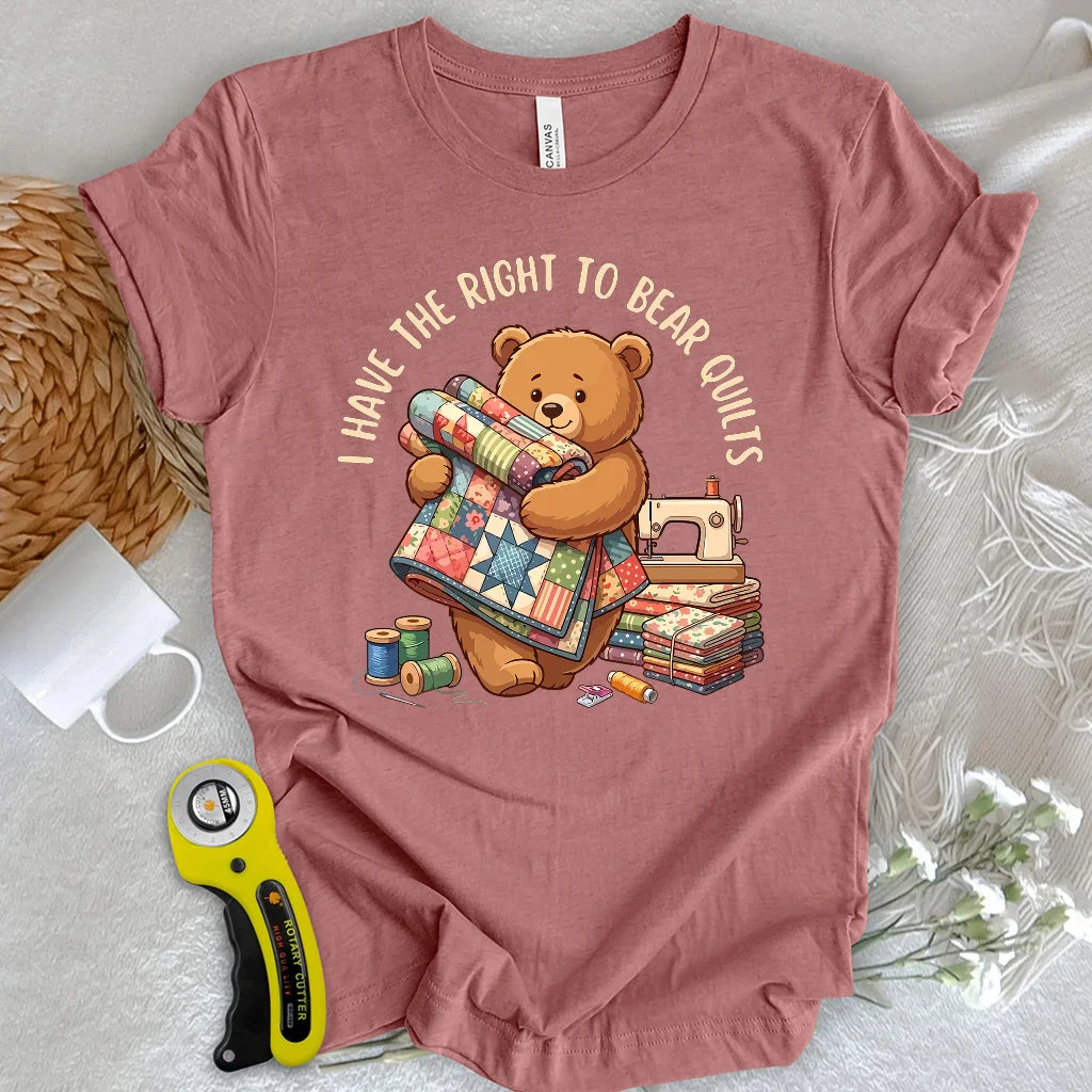Bearly Quilting T-shirt