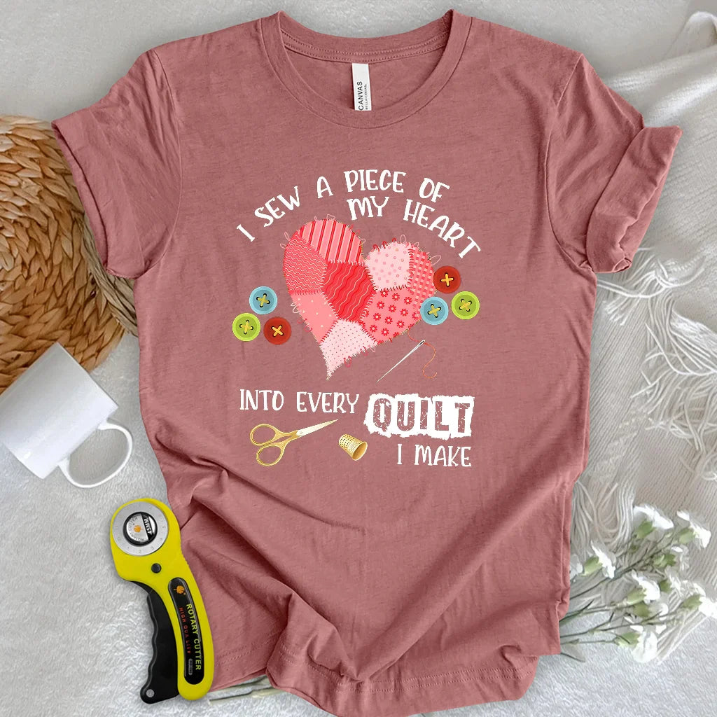 Heartstitched Quilt Love T-shirt