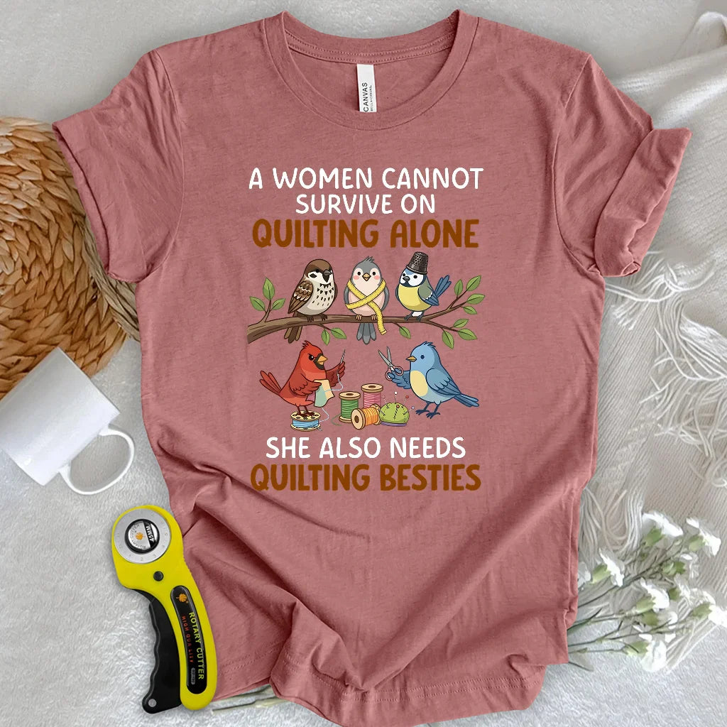 Quilting Besties Club T-shirt