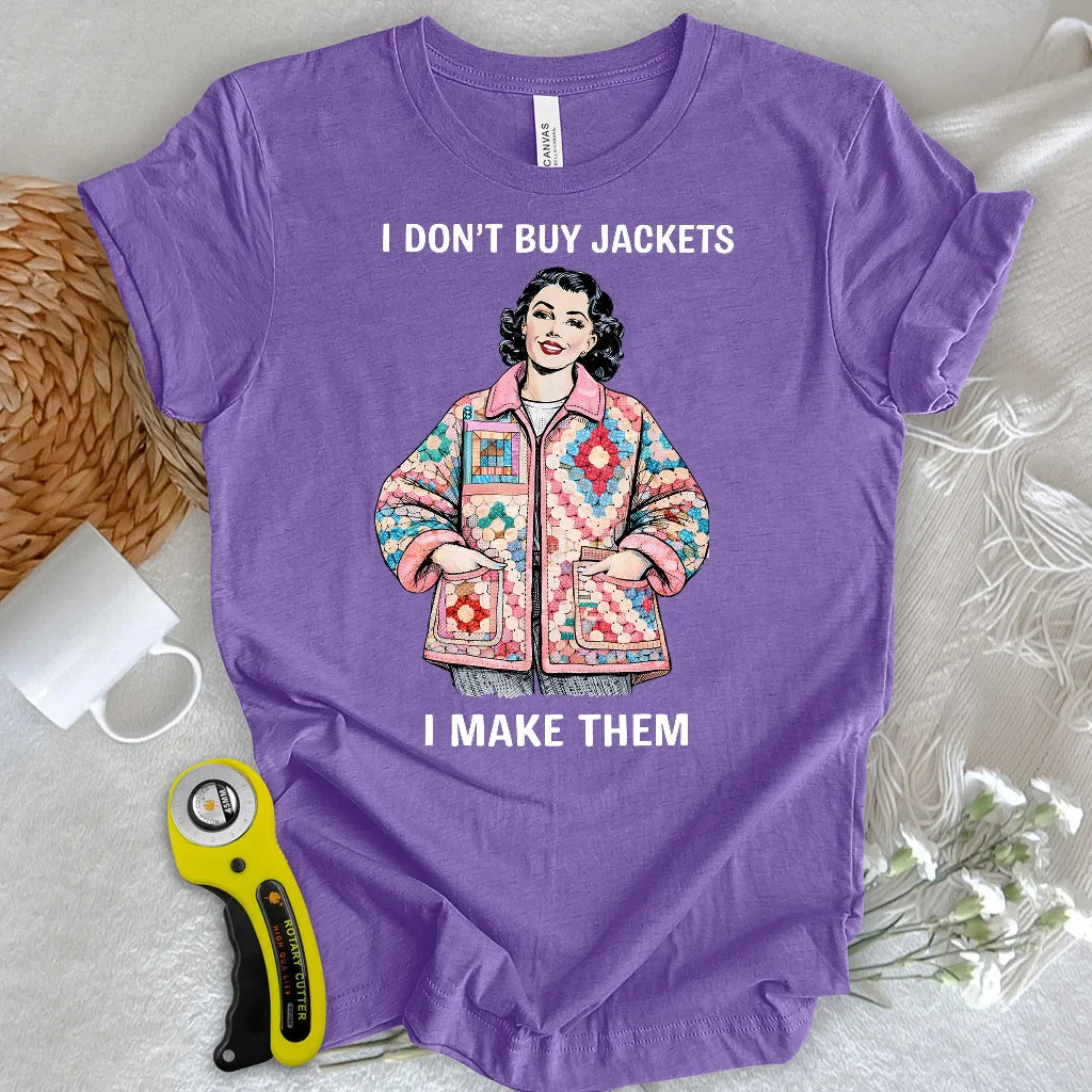 Quilted Jacket T-shirt