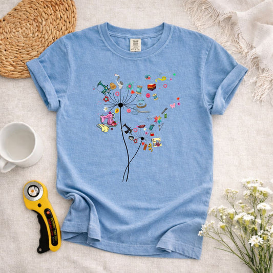 Dandelion Sewing Tools T-Shirt