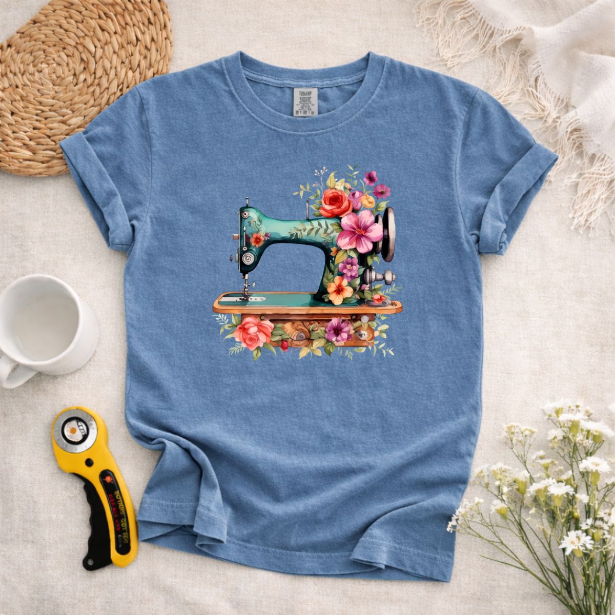 Sewing Machine Art T-Shirt