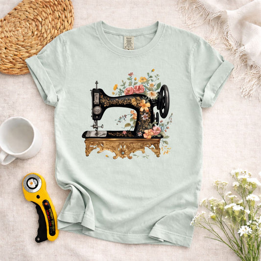 Sewing Machine Art T-Shirt