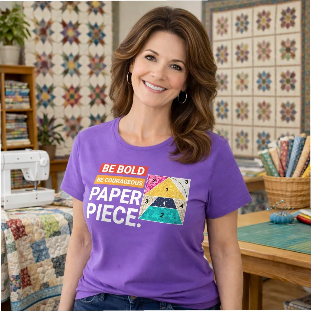 Courage to Paper Piece T-shirt