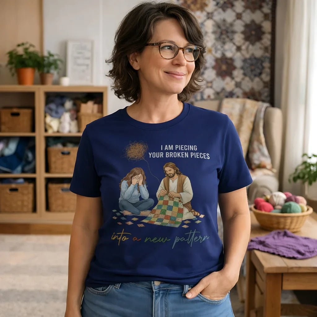 God Piecing Broken Pieces T-shirt