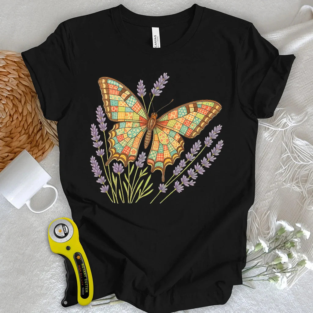 Patchwork Butterfly T-shirt