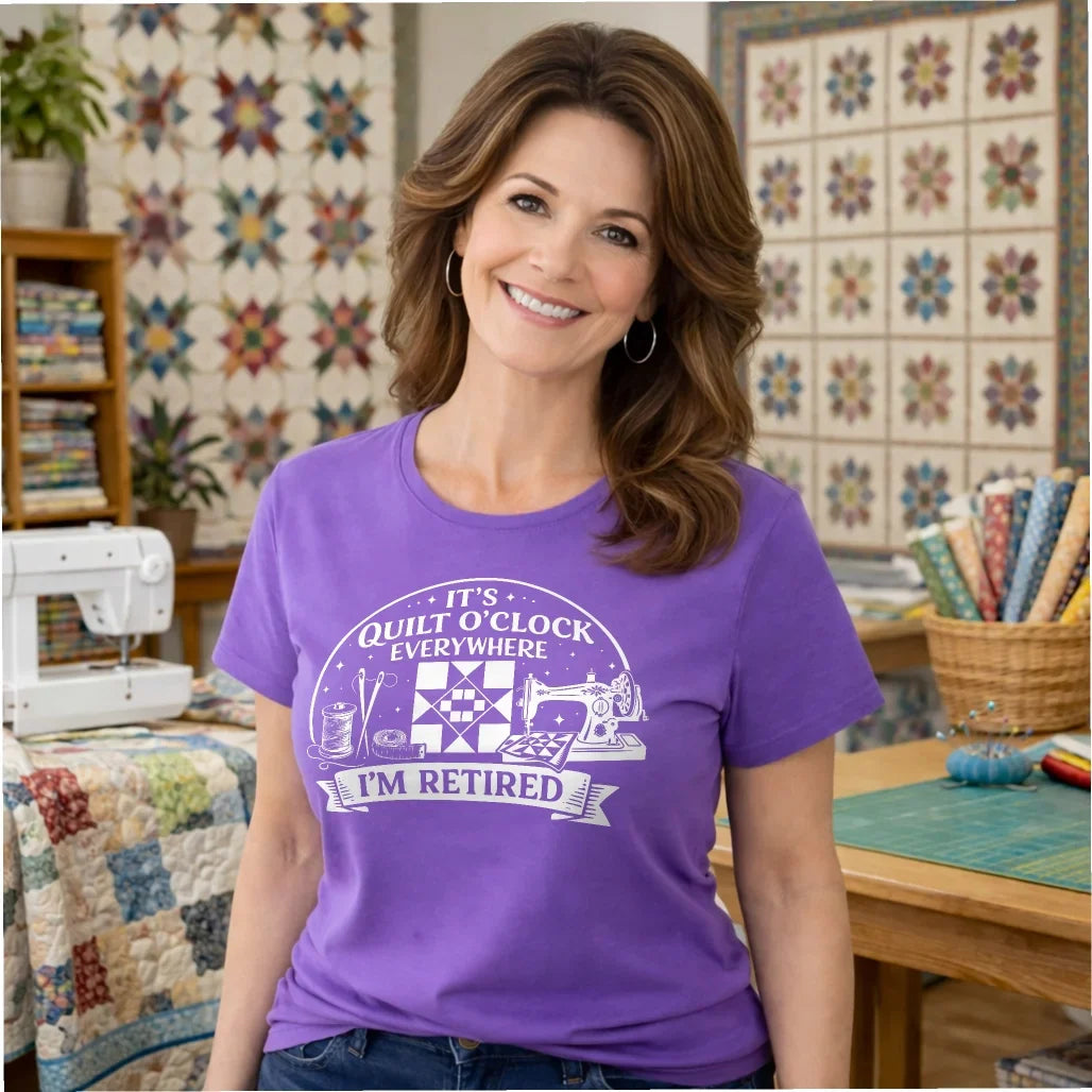Retired Quilter T-shirt