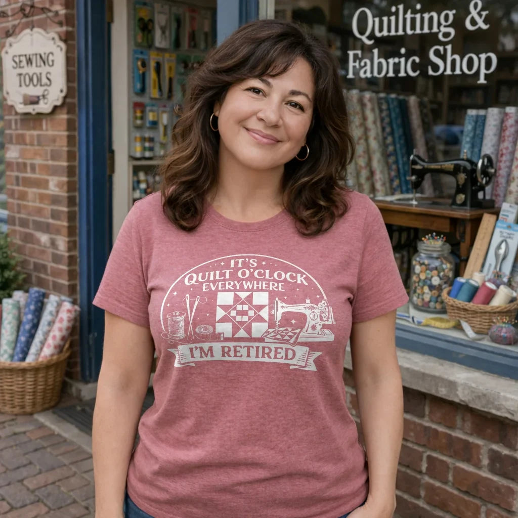 Retired Quilter T-shirt