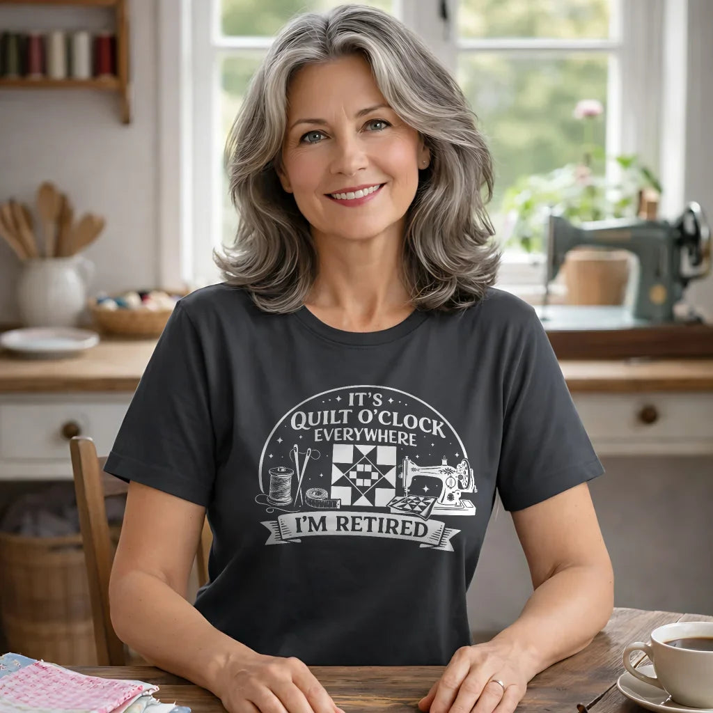 Retired Quilter T-shirt