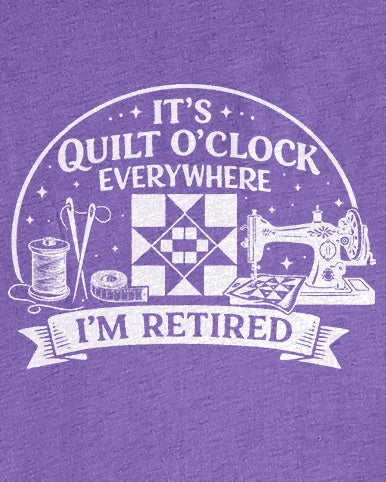 Retired Quilter T-shirt