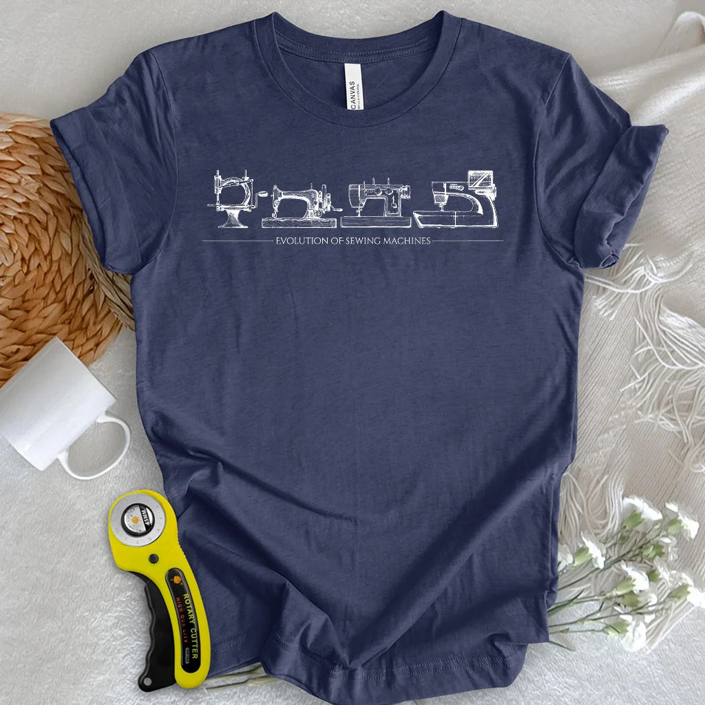 Sewing Machine Evolution T-shirt