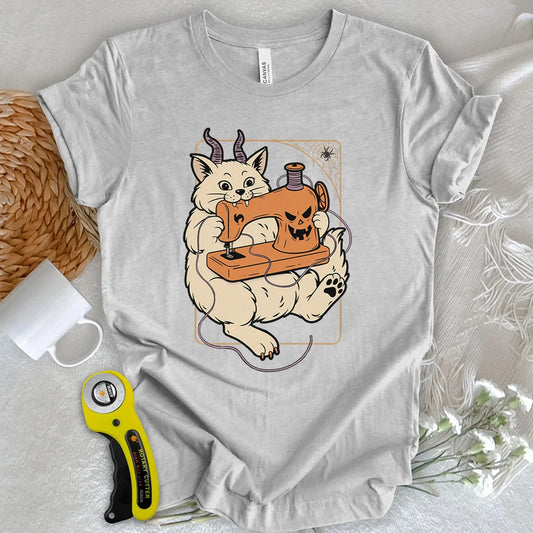 The Haunted Meow-chine T-shirt