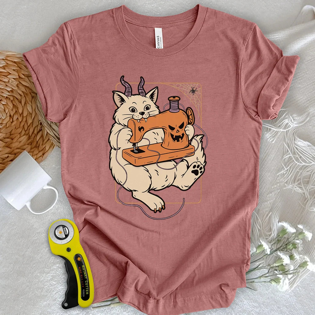 The Haunted Meow-chine T-shirt