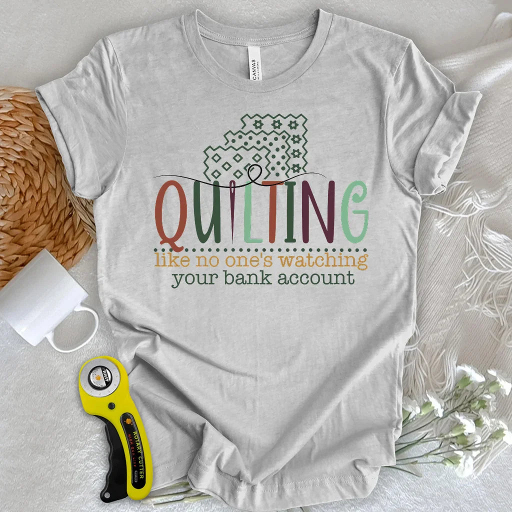 Bank Account? I Bought Fabric T-shirt