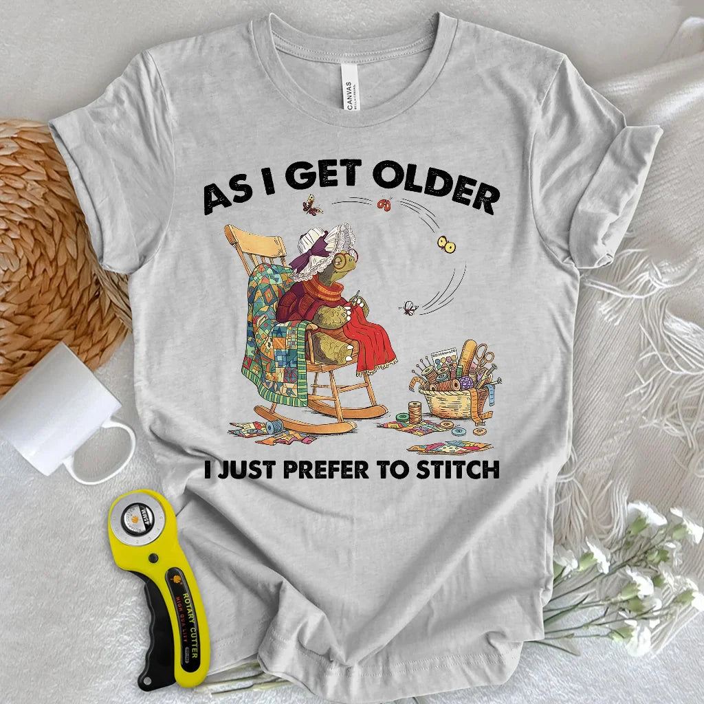 Just prefer to stitch T-shirt