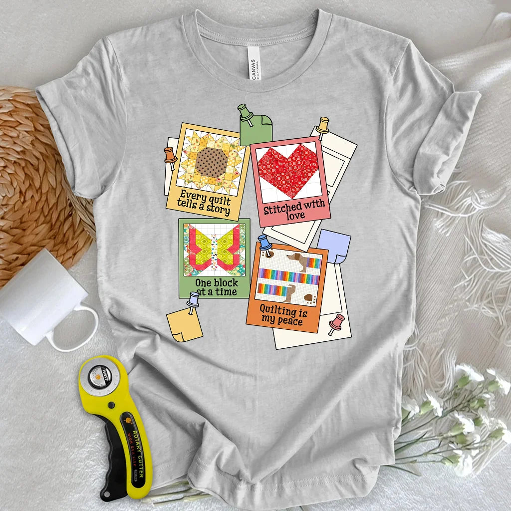 Pinned Quilt Stories T-shirt
