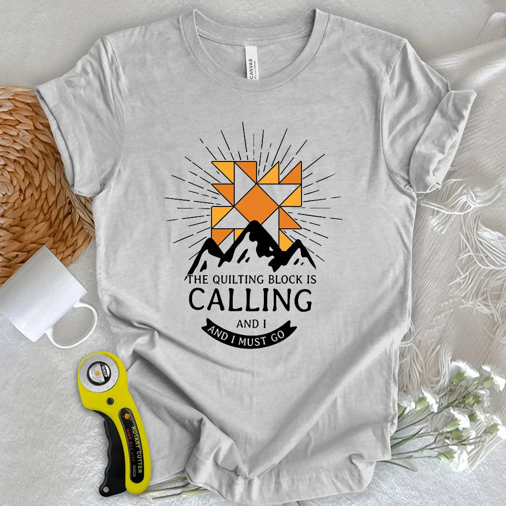 Quilt Block Calling T-shirt