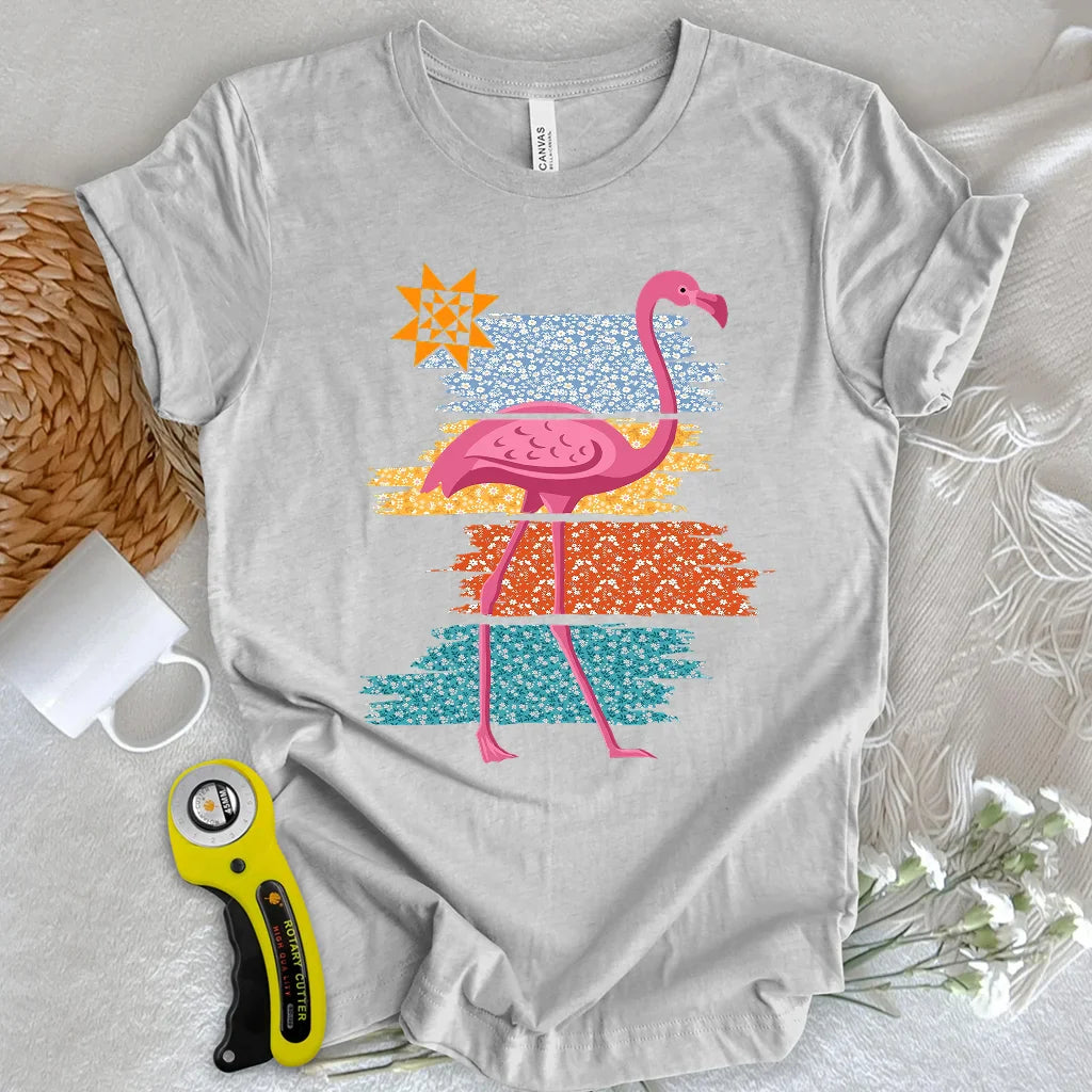 Quilty Flamingo T-shirt