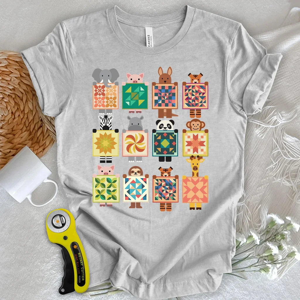 Woodland Patchwork Crew T-Shirt