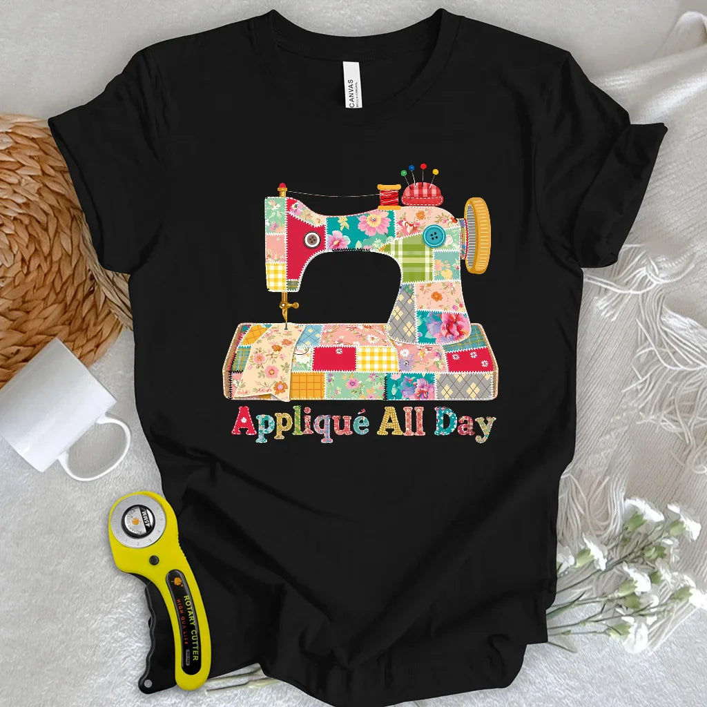 Appliqué All Day T-shirt