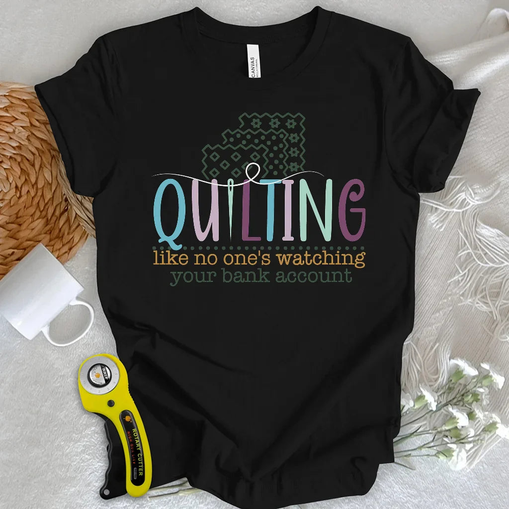Bank Account? I Bought Fabric T-shirt