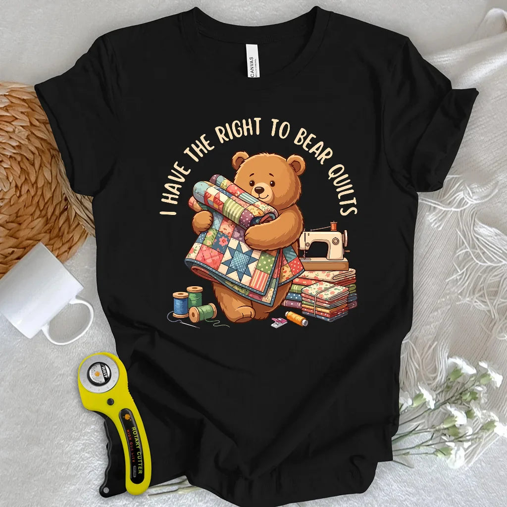 Bearly Quilting T-shirt
