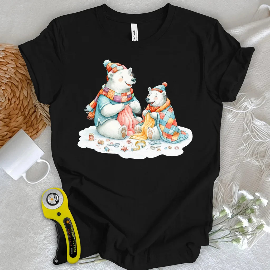 Beary Quilt Time T-shirt