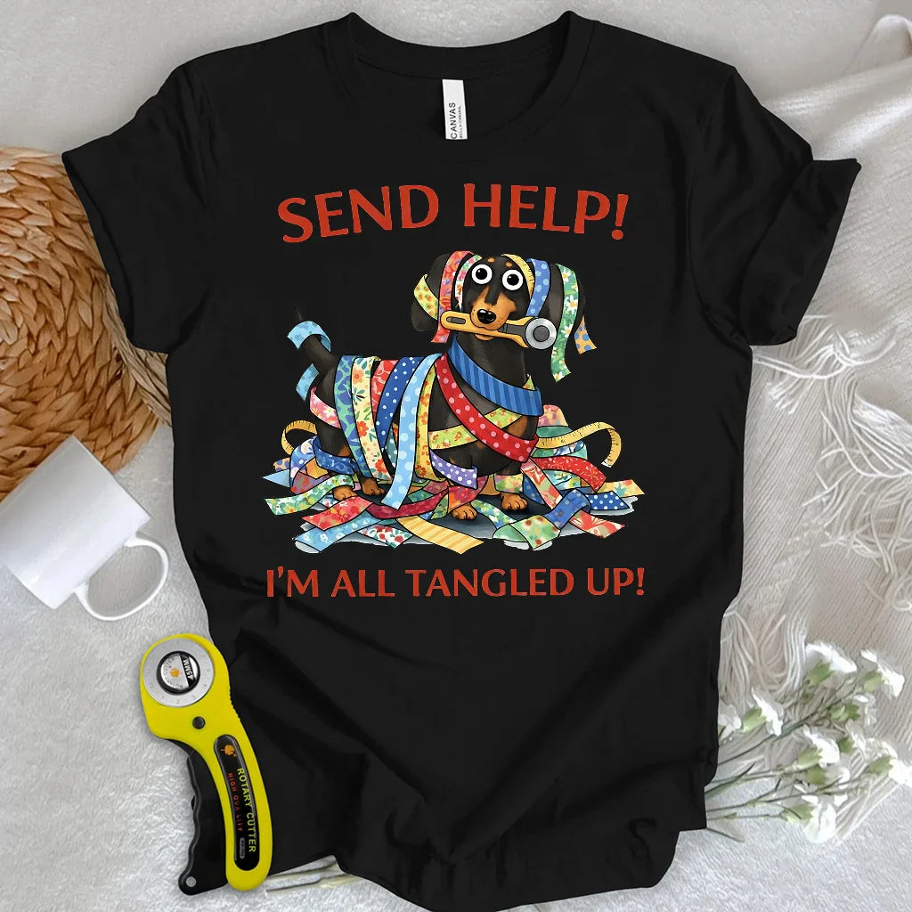 Fabric Strip Mess T-shirt