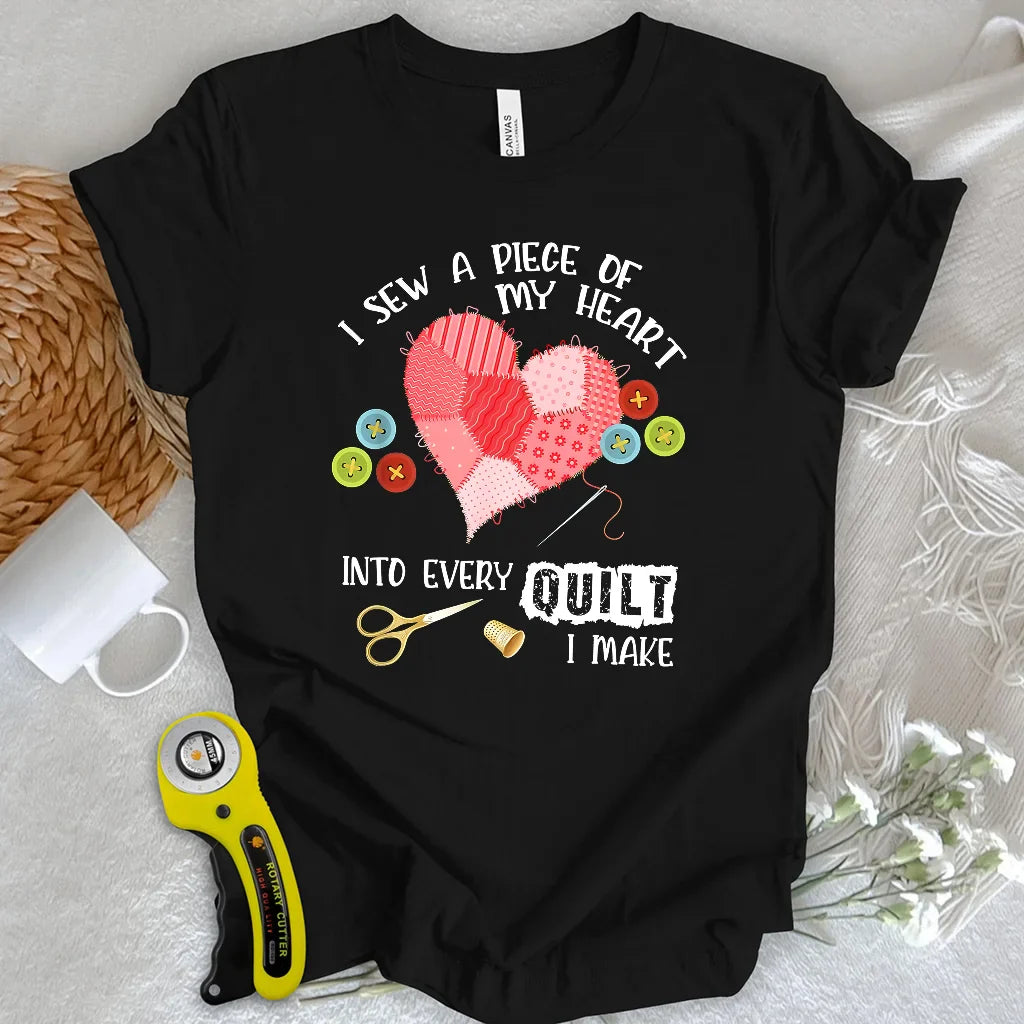 Heartstitched Quilt Love T-shirt