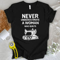 Never Underestimate Quilter T-shirt