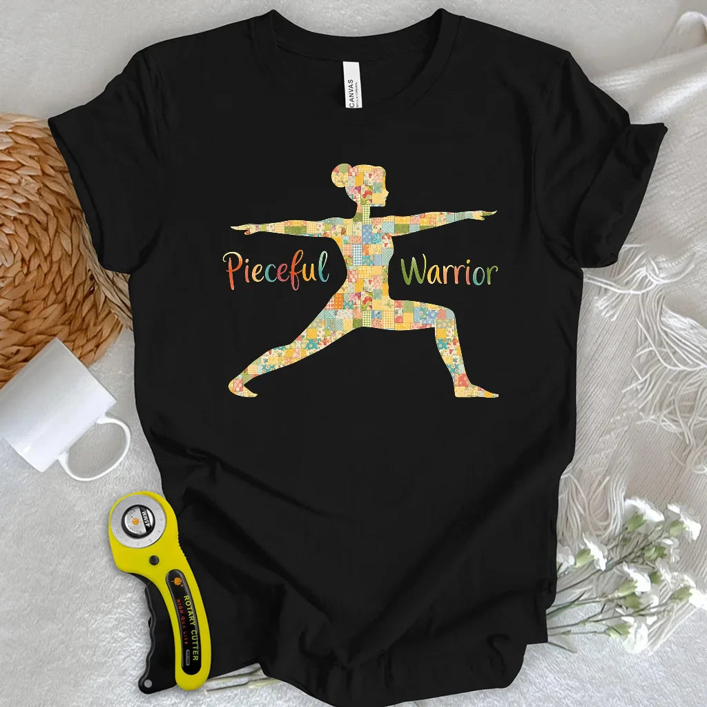 Patchwork Yoga Quilter T-shirt