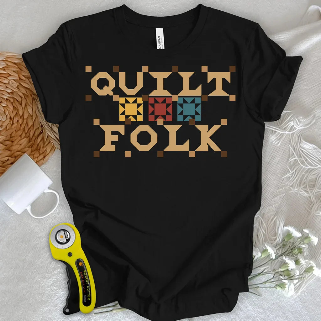 Quilt Folk T-shirt