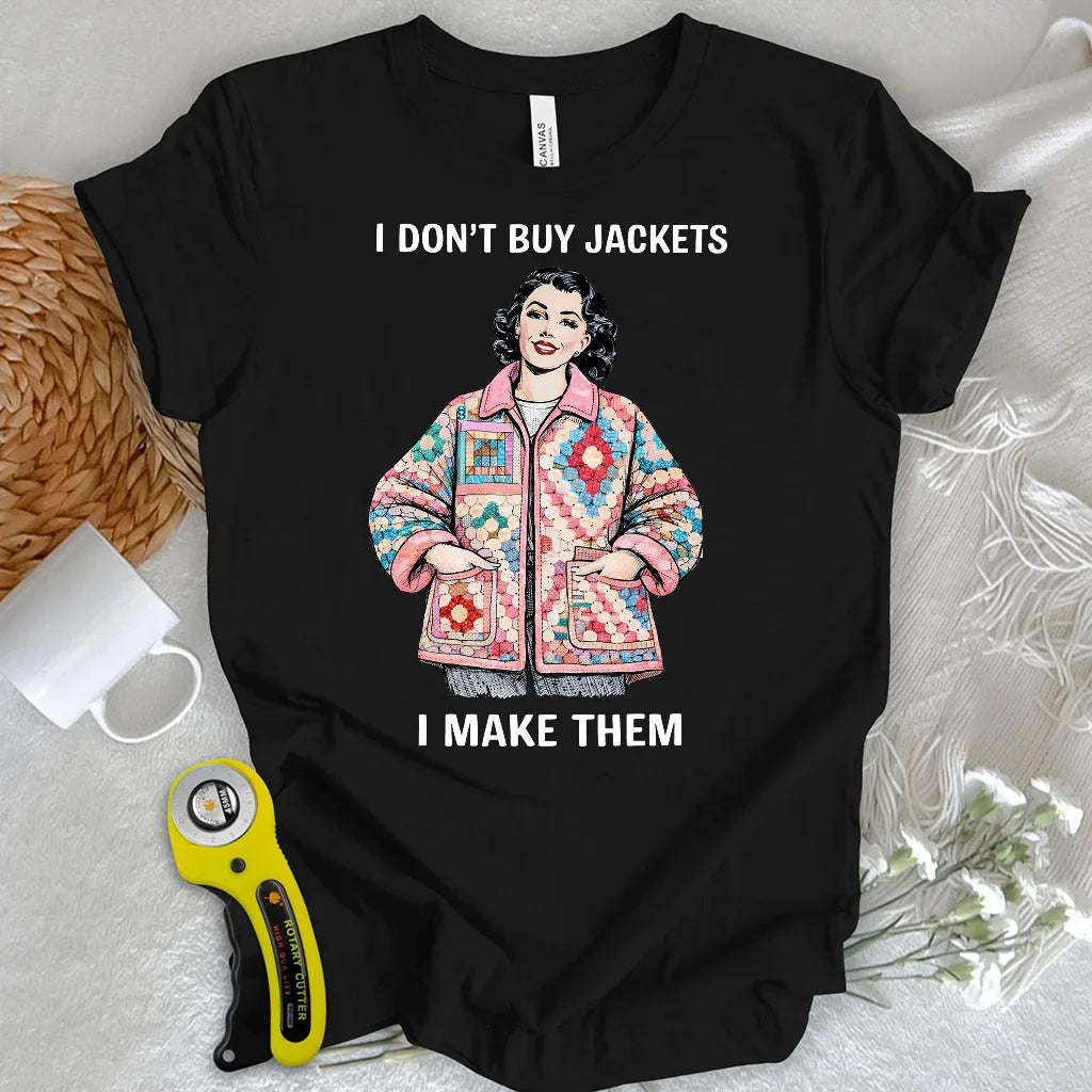 Quilted Jacket T-shirt