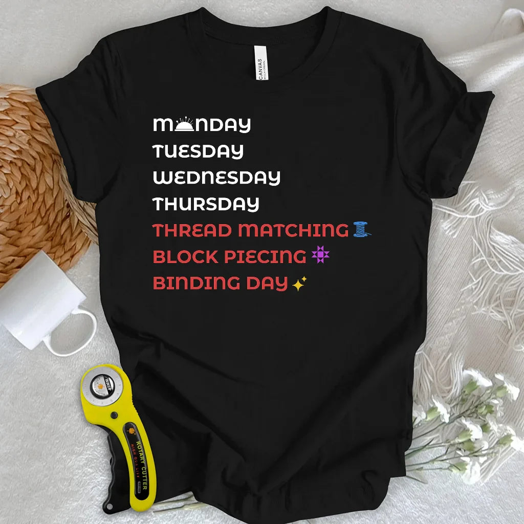 Quilter’s Weekend Countdown T-Shirt