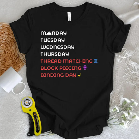 Quilter’s Weekend Countdown T-Shirt