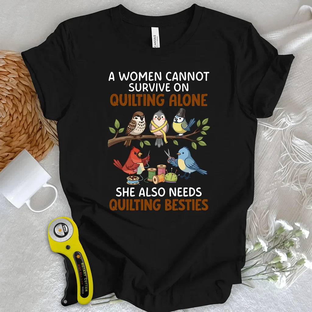 Quilting Besties Club T-shirt