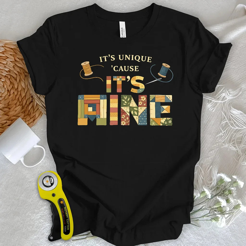 Uniquely Mine Quilt T-Shirt