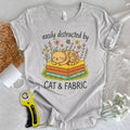 Cat Nap for Quilters T-shirt