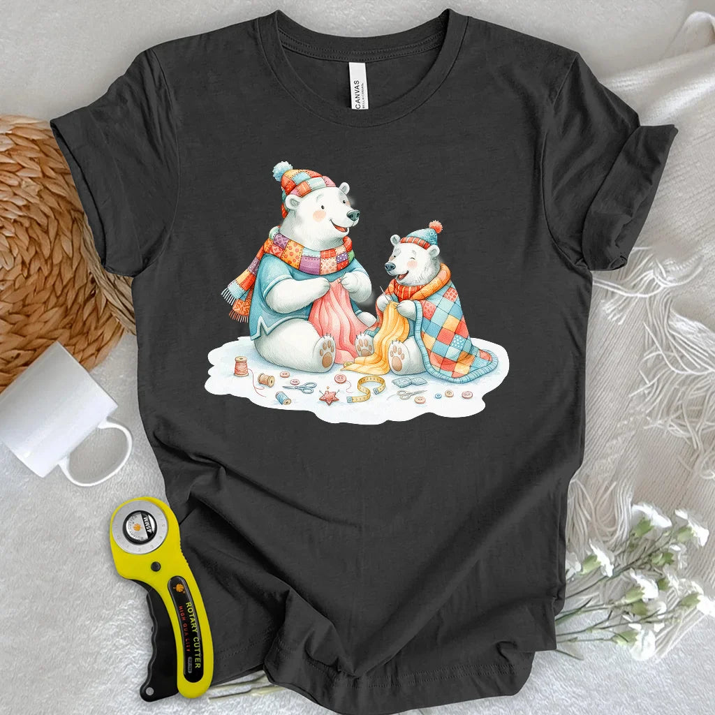Beary Quilt Time T-shirt