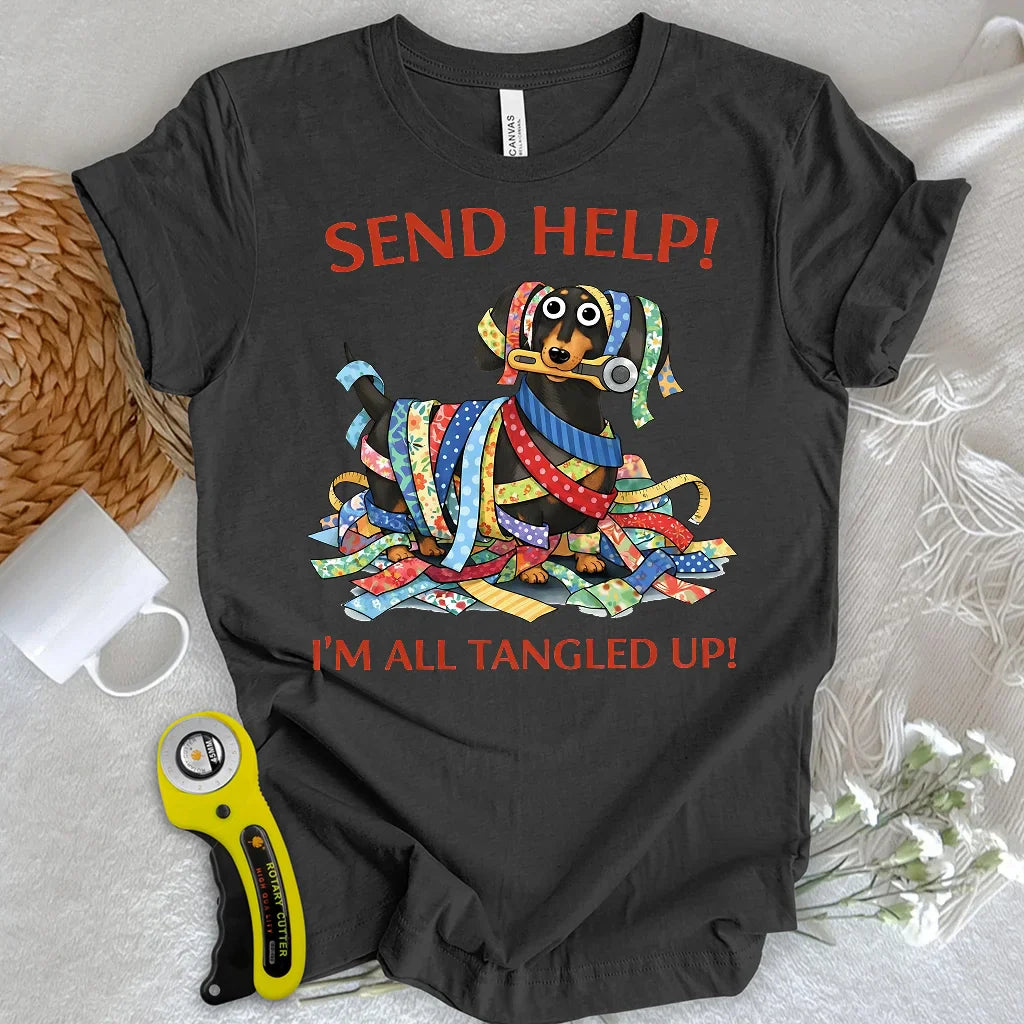 Fabric Strip Mess T-shirt