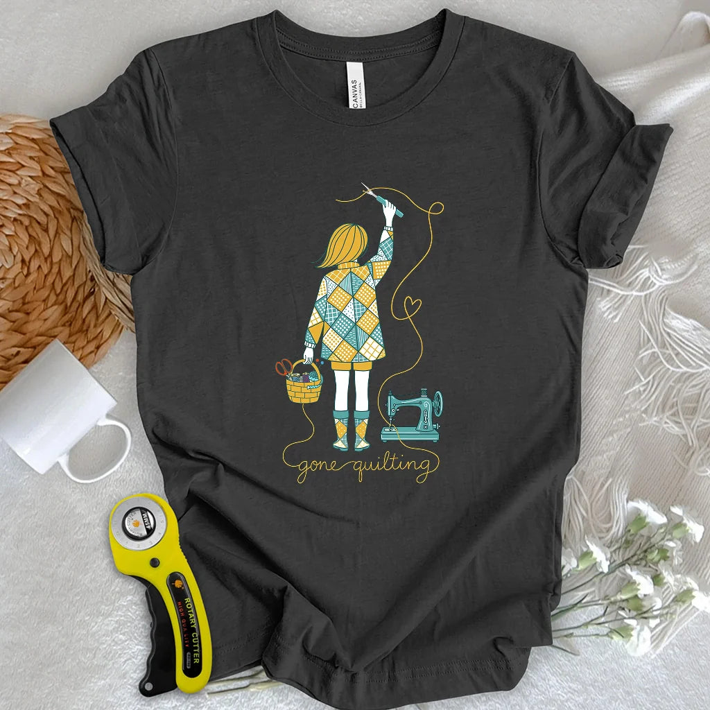 Gone quilting T-shirt