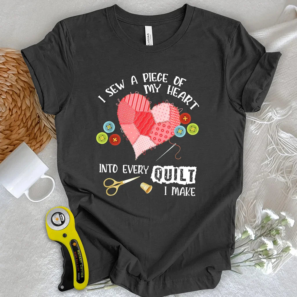 Heartstitched Quilt Love T-shirt