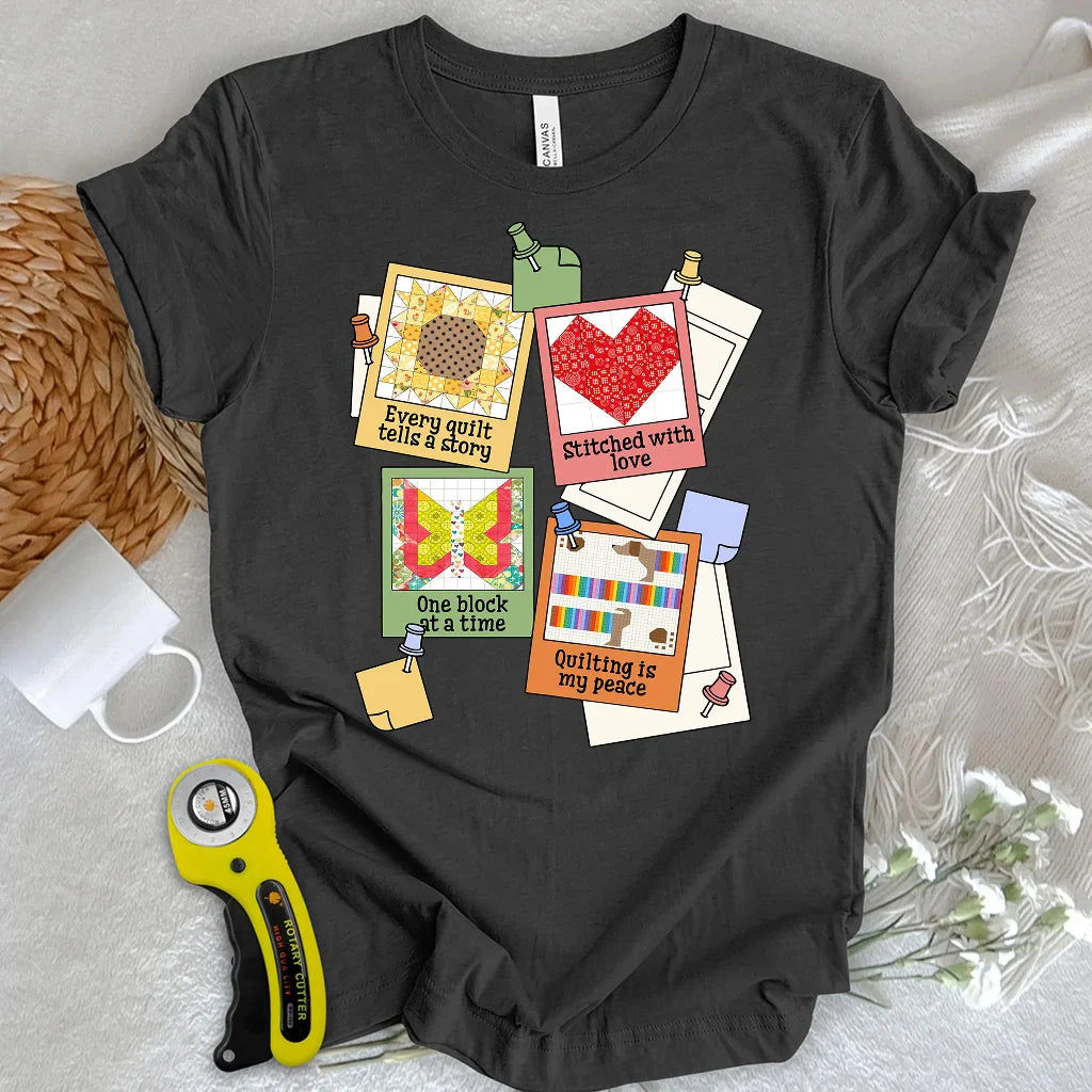 Pinned Quilt Stories T-shirt