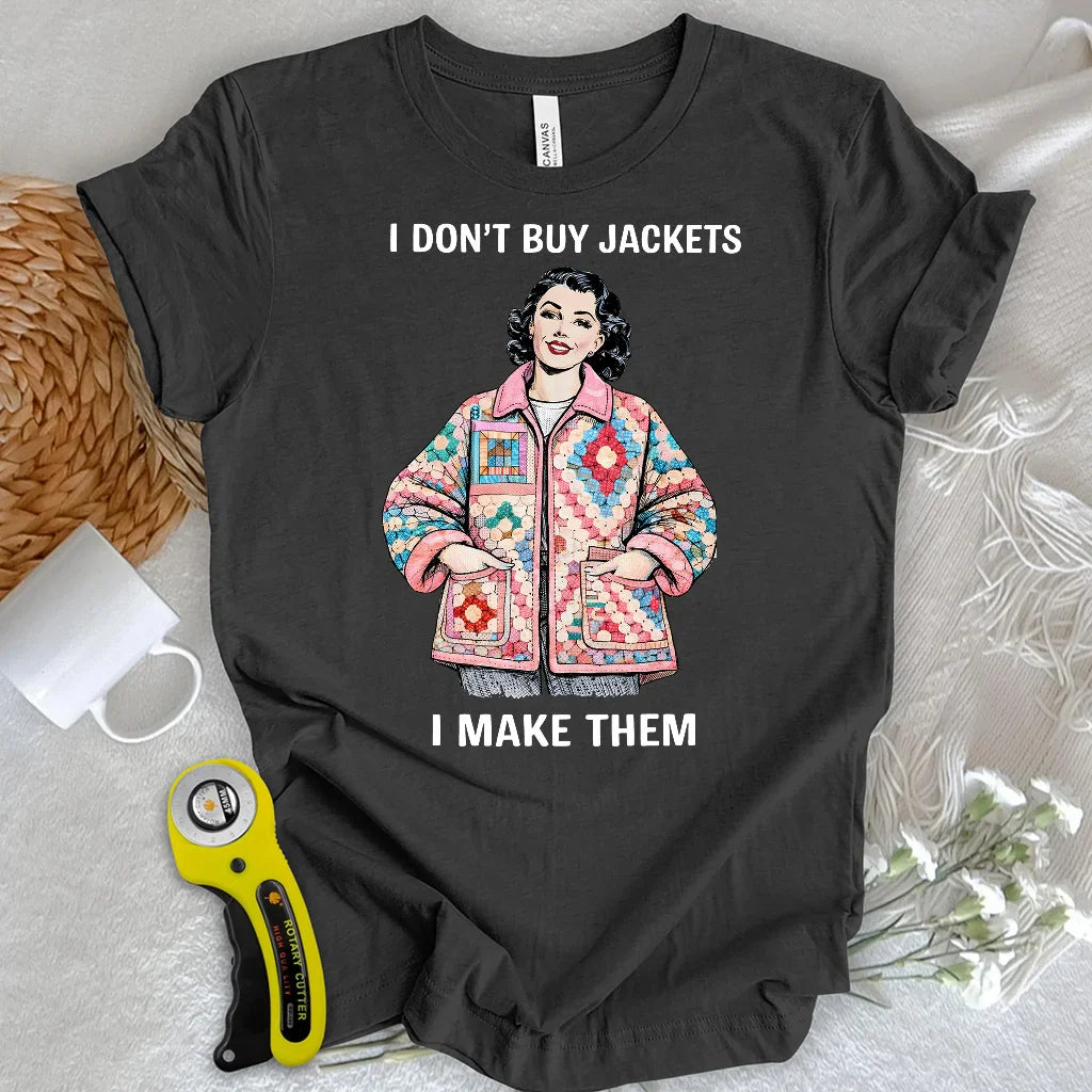 Quilted Jacket T-shirt