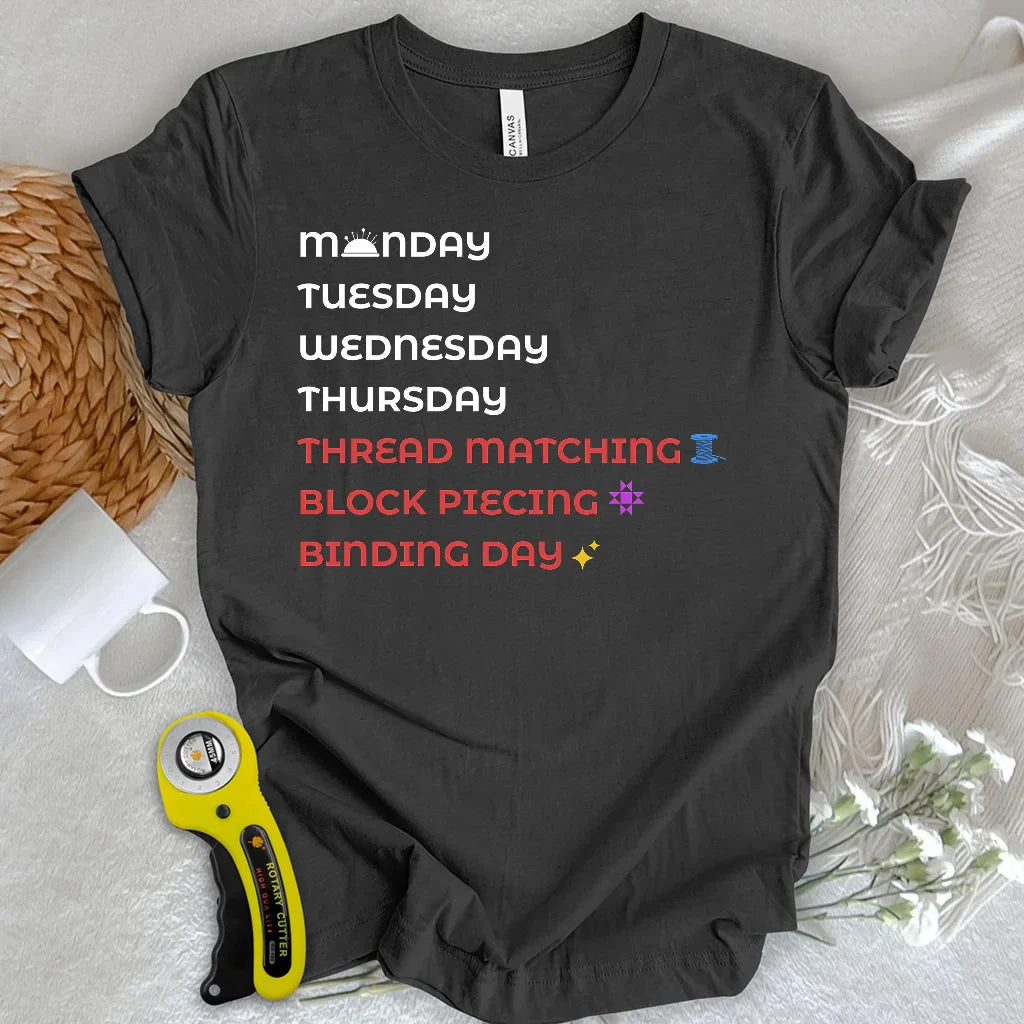 Quilter’s Weekend Countdown T-Shirt
