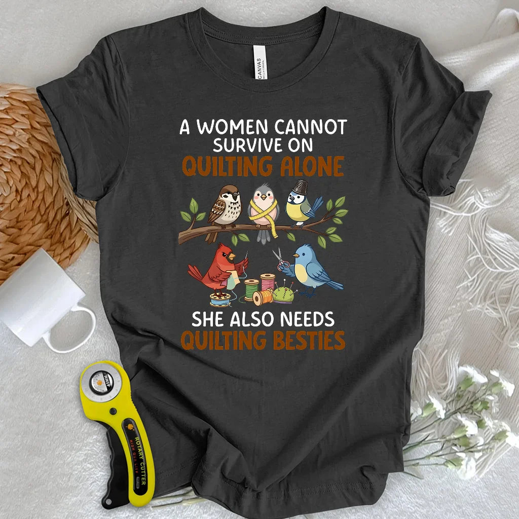 Quilting Besties Club T-shirt