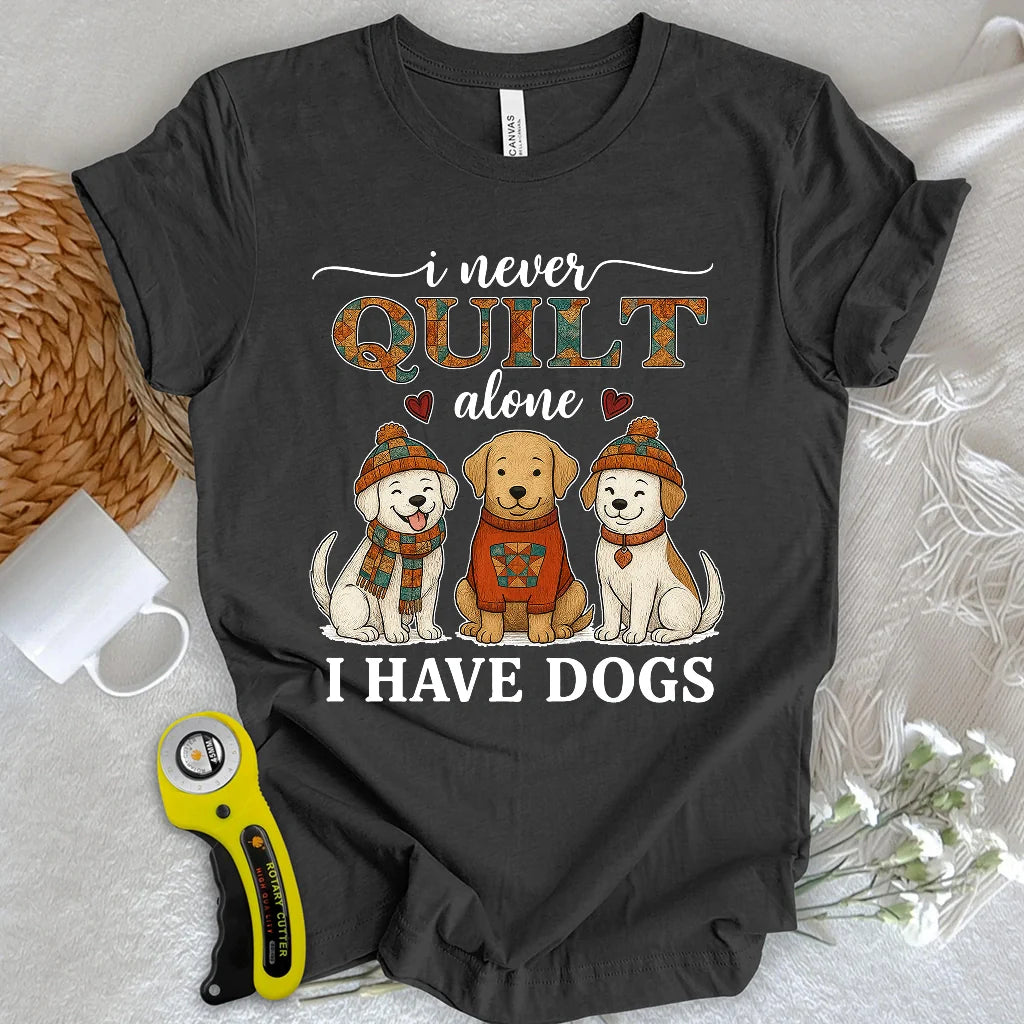 Quilting with Paws T-shirt