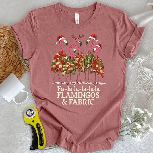 Fa-la-la-la-la Flamingo T-shirt