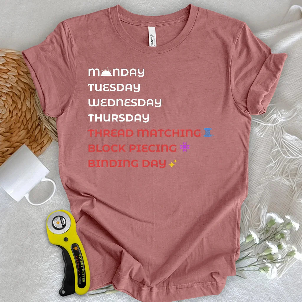 Quilter’s Weekend Countdown T-Shirt